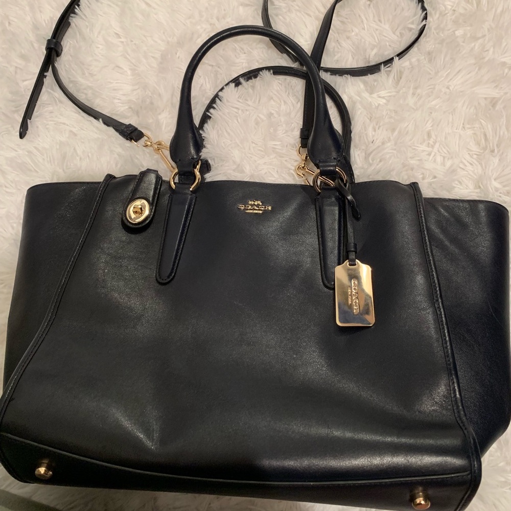 Coach crossbody leather bag